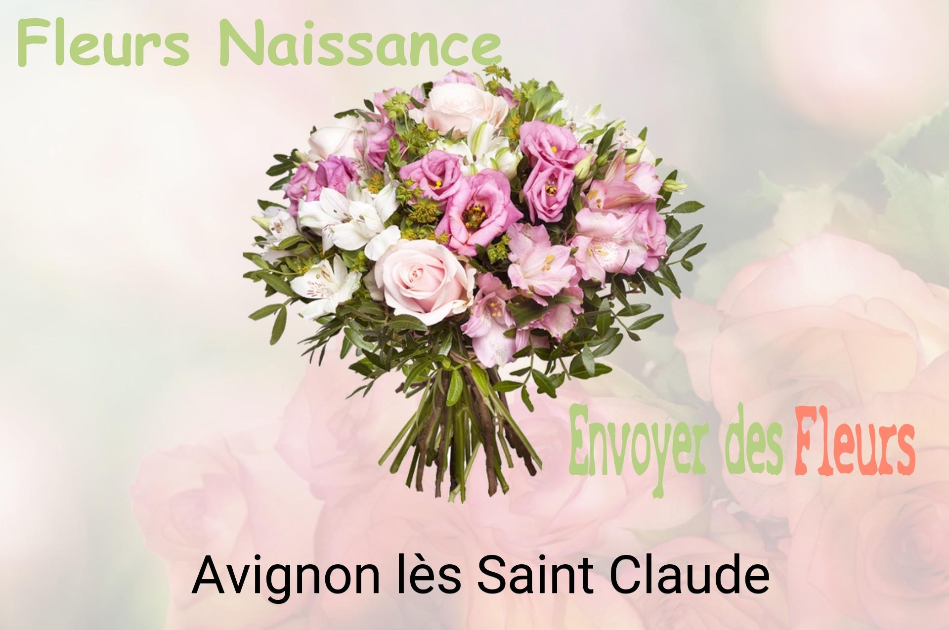 Bouquet de fleurs de naissance livré à Avignon-lès-Saint-Claude