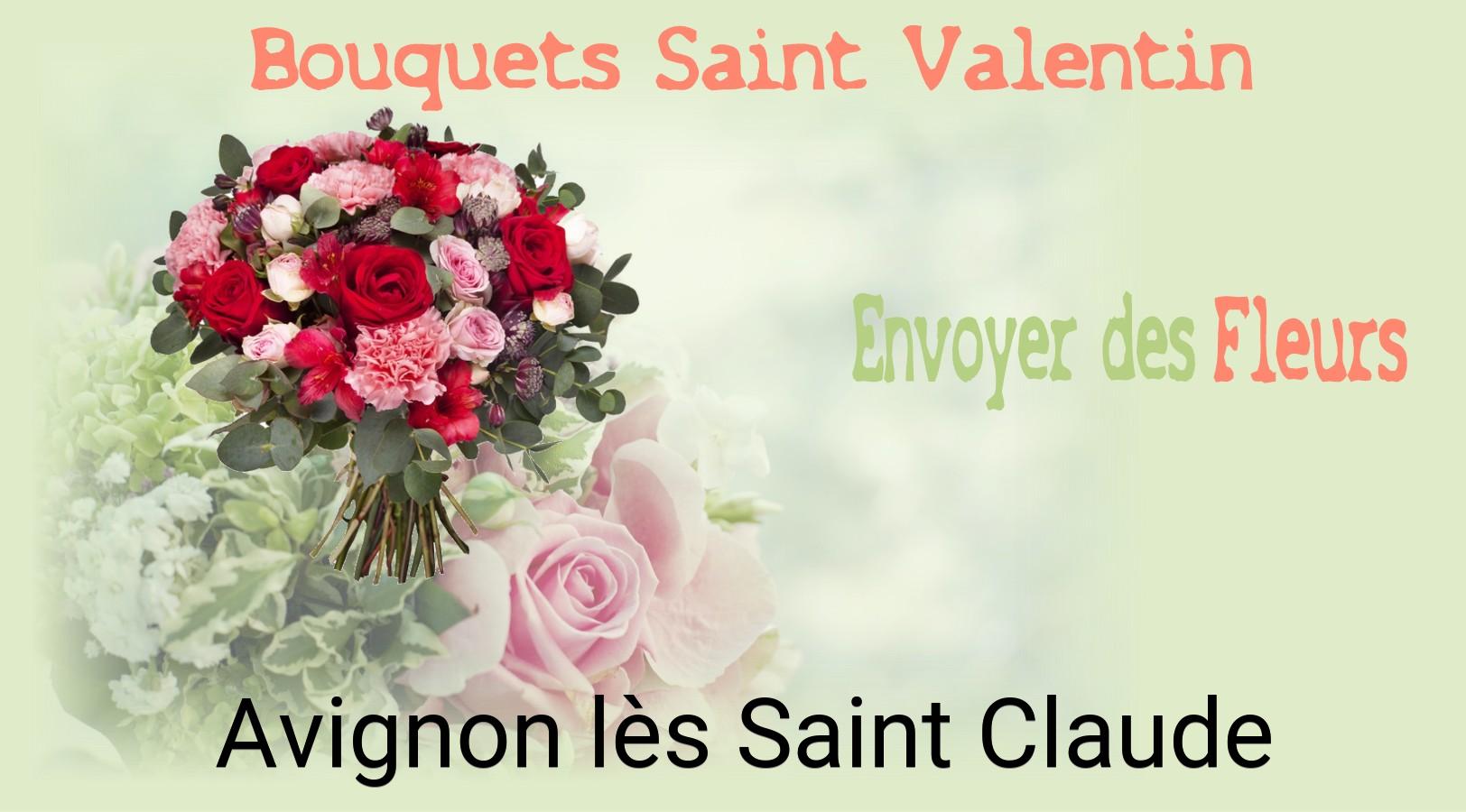 Roses de Saint-Valentin livrées à Avignon-lès-Saint-Claude